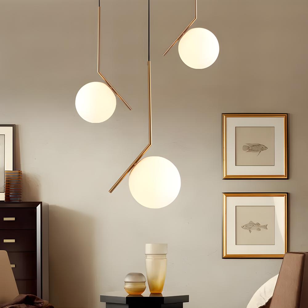 Люстра G106-1W Gold White