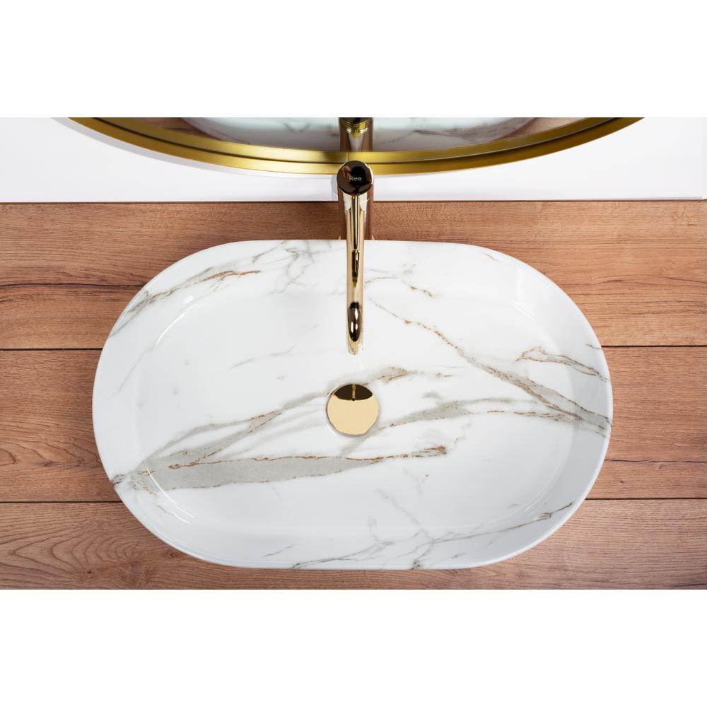 Umývadlo na dosku REA Nadia Shiny Aiax