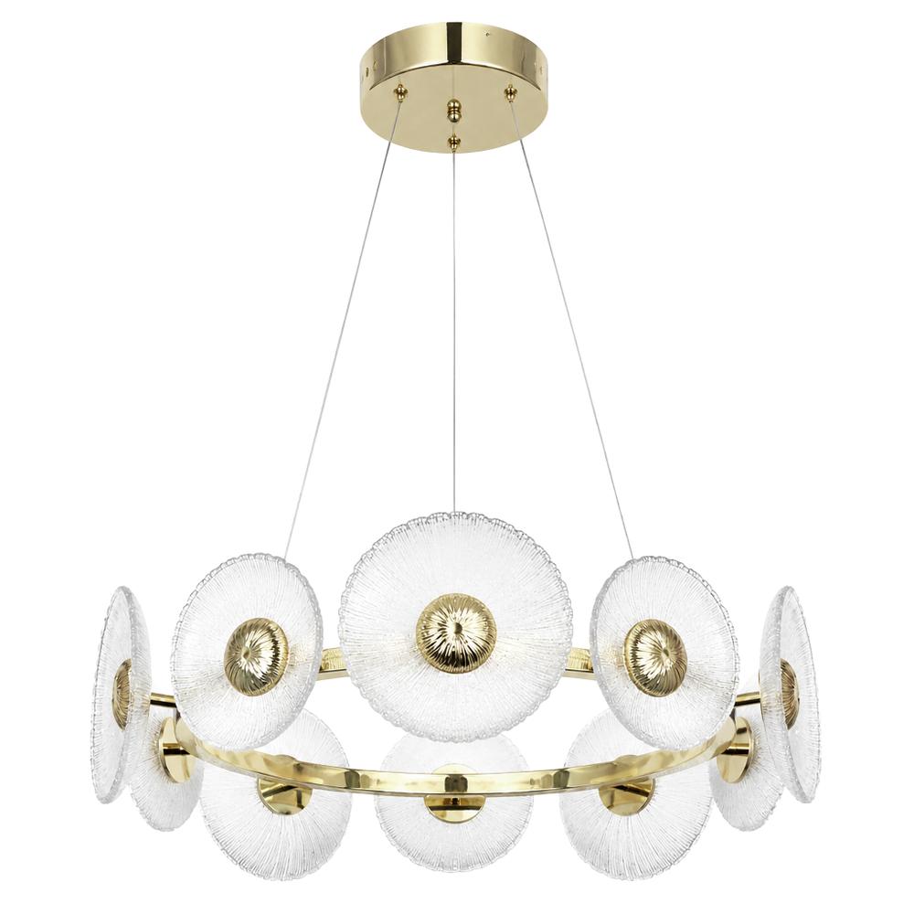 LAMPA SUFITOWA WISZĄCA SWE071-CP 60cm ZŁOTA