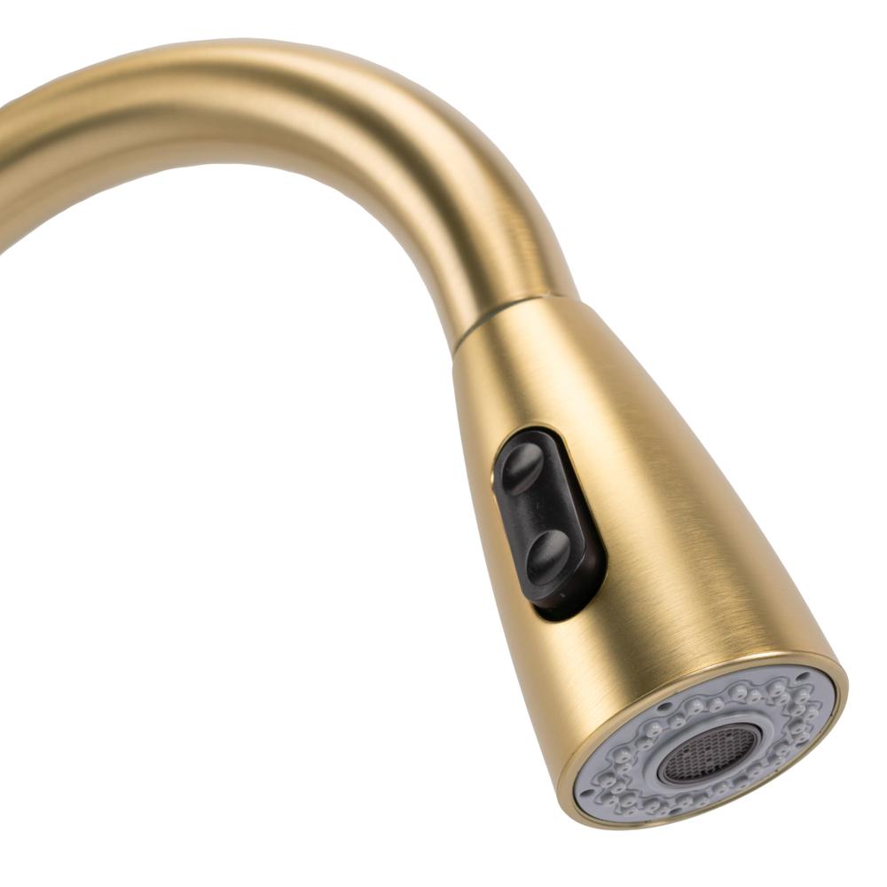 Robinet de cuisine REA CROSS BRUSH GOLD