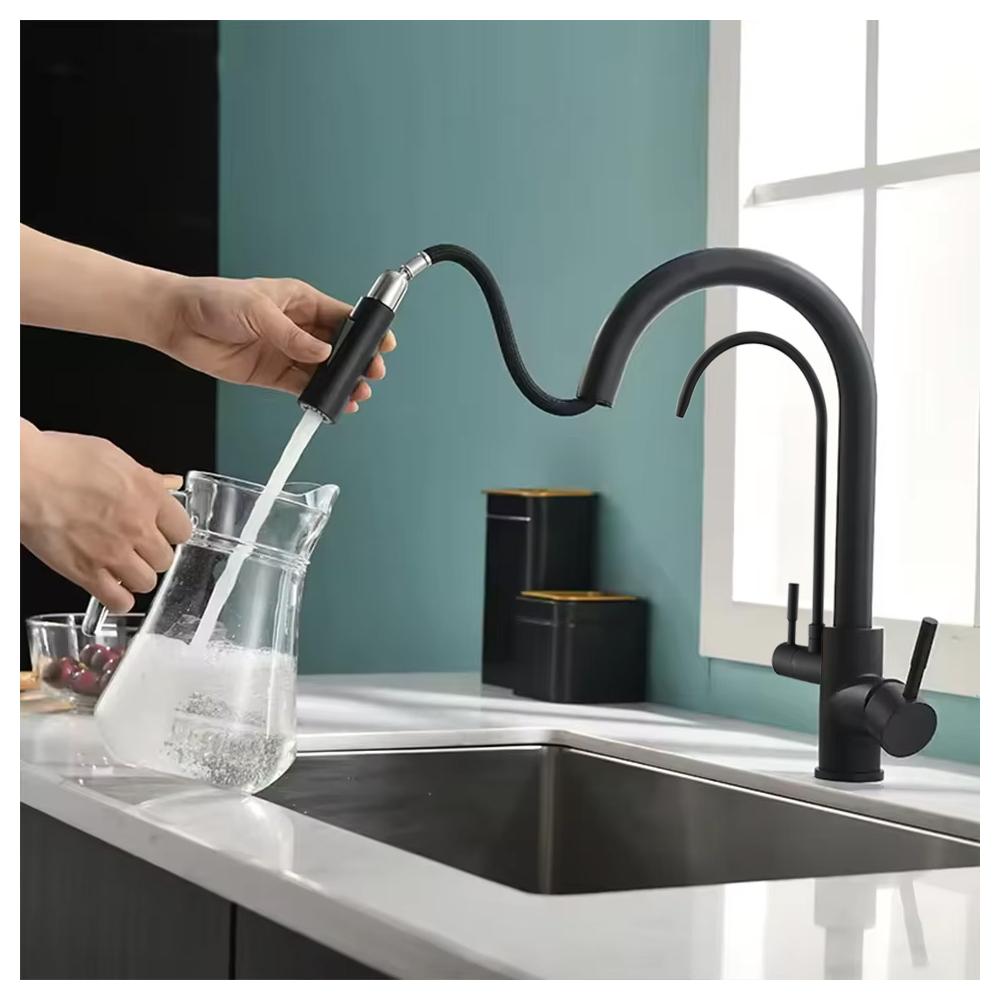 Rubinetto da cucina Rea Eco Fresh Black Mat