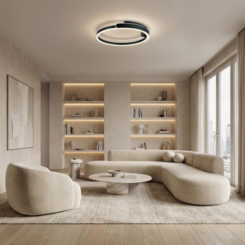 Lampa sufitowa LED APP1925-C Czarna