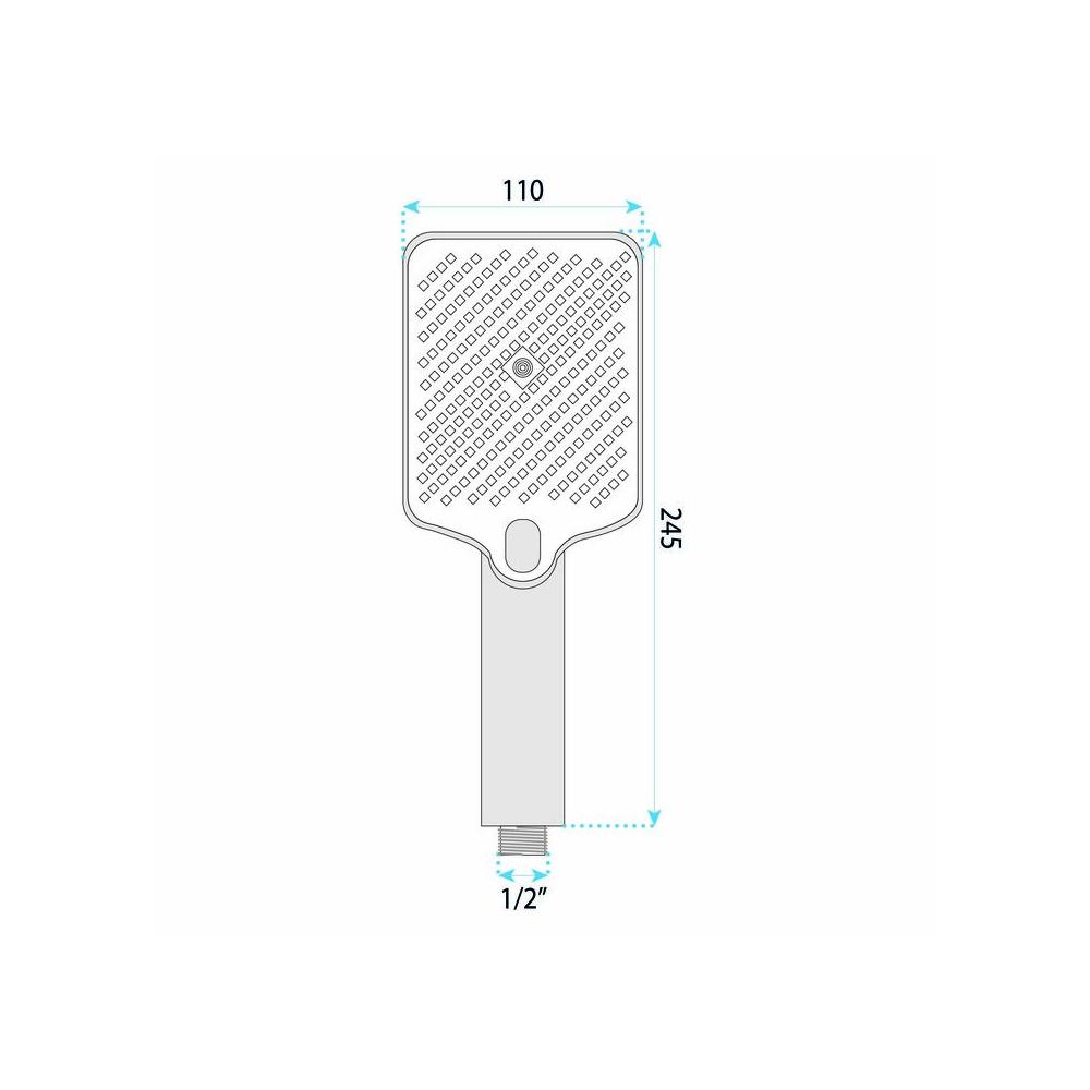 ΧΕΡΙ ΝΤΟΥΣ ΧΡΩΜΙΟ REA JS-031 BRUSH NICKLE