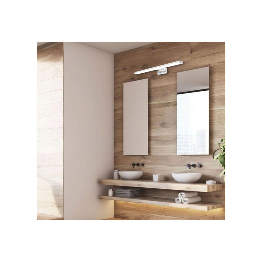 LED VANNAS ISTABAS SIENAS LAMPA VIRS SPOGUĻA 15W 68,5CM APP370-1W HROMS