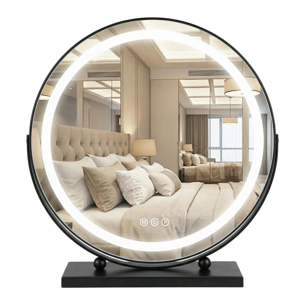 Oglindă LED MAKE-UP Black 50 cm