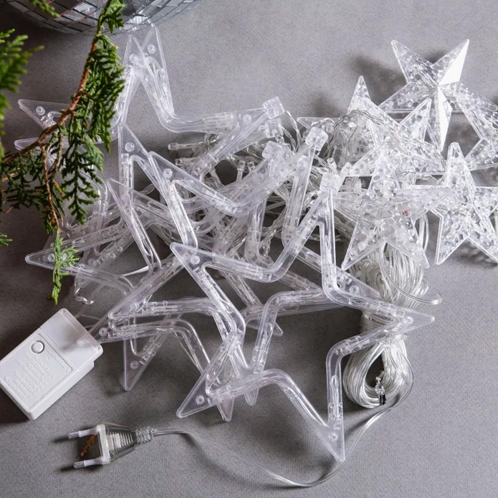 Kurtyna LED Gwiazdy Multikolor z Pilotem CD002-138