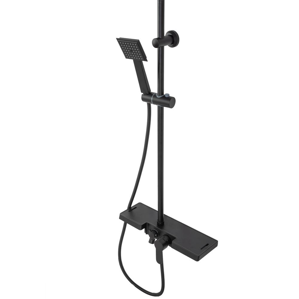 REA Bravo dušas komplekts melns