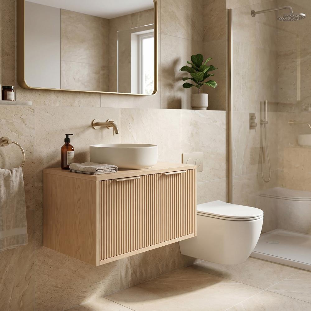 Mosdószekrény Rea Core 60cm Beige