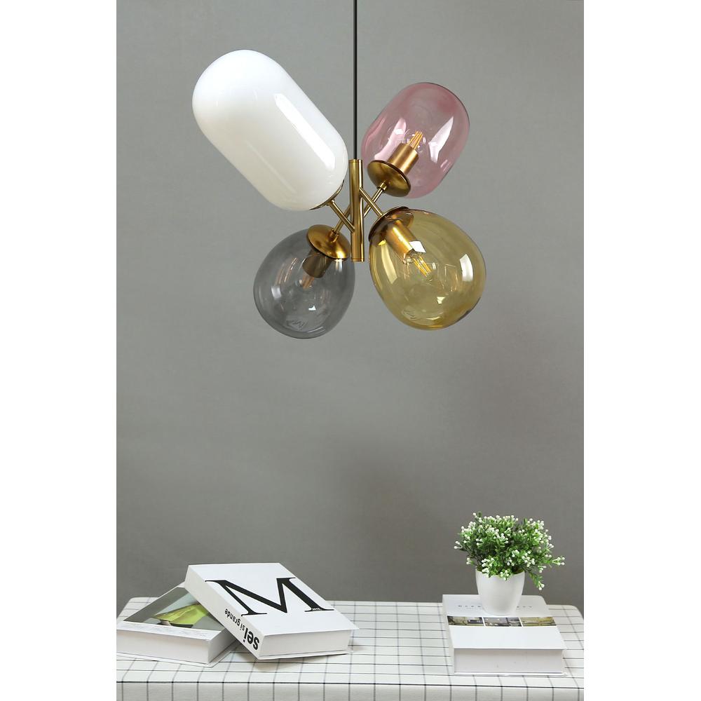 Deckenlampe Glas multicolour APP436-4C