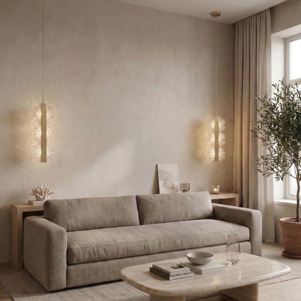 Lampa wisząca LED G150-3CP Gold Złota Szczotkowana