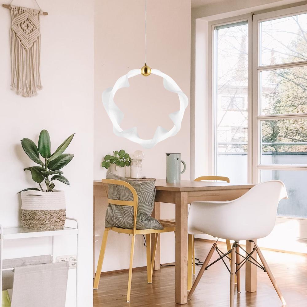 Lampe LED G014-1CP WHITE/GOLD