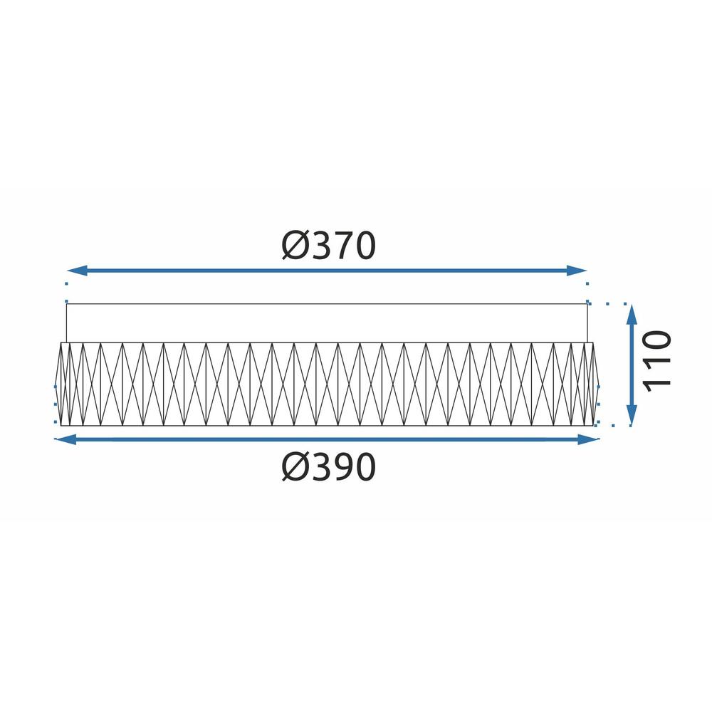 Лампа APP1720-C 40cm Brush Gold