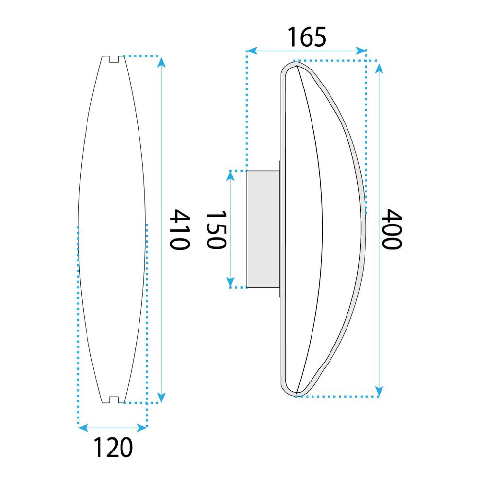 Аплик LED G125-W Rose Gold