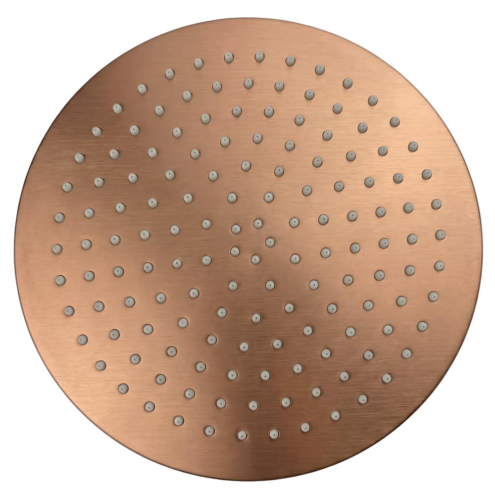 Deszczownica okrągła REA JS-P014BRG 30cm Miedź Szczotkowana