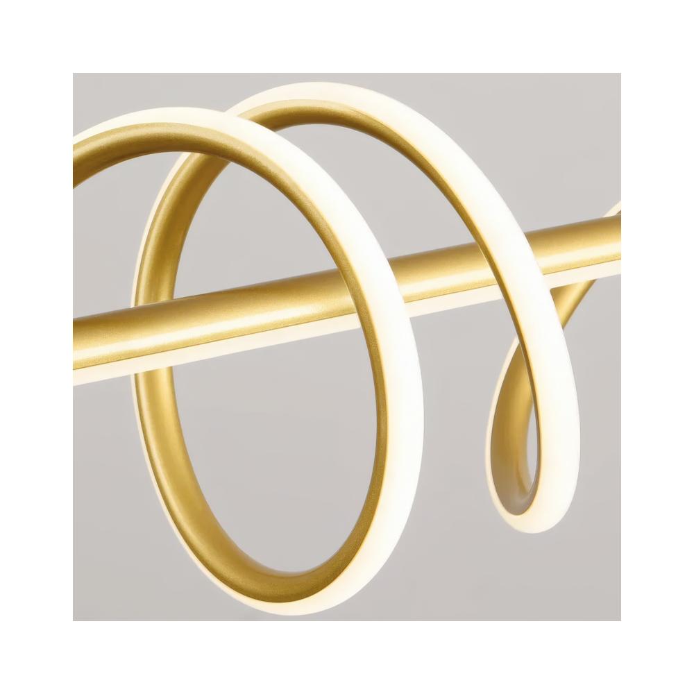 LAMPA SUFITOWA WISZĄCA LED LHJ024-CP 120 cm ZŁOTA