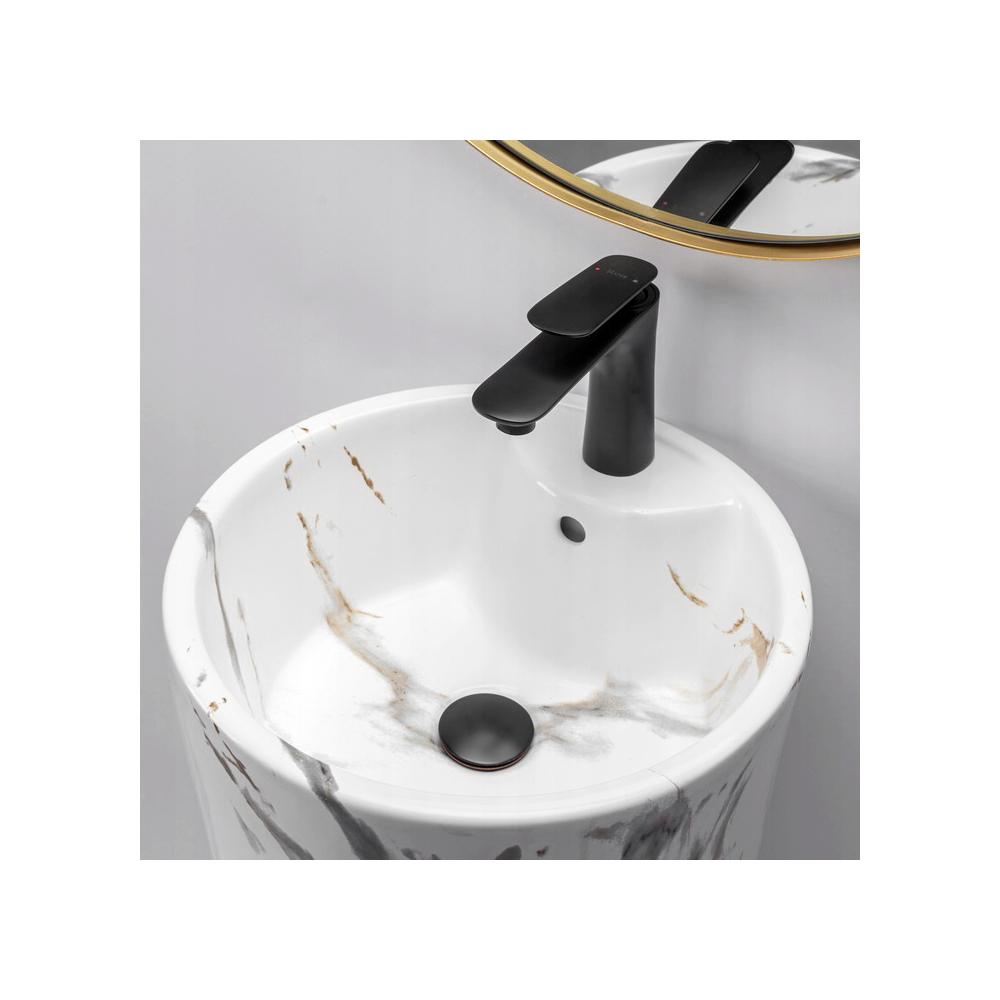 Freestanding ceramic basin Blanka Marble