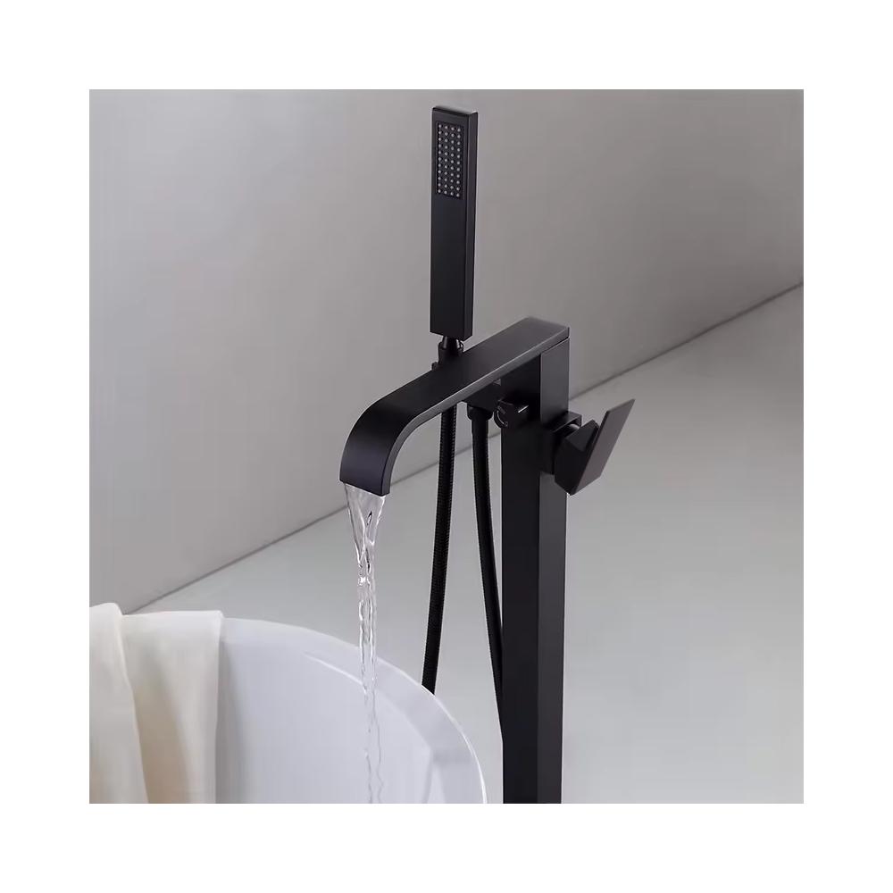 Volně stojící vanová baterie REA CARAT - černá