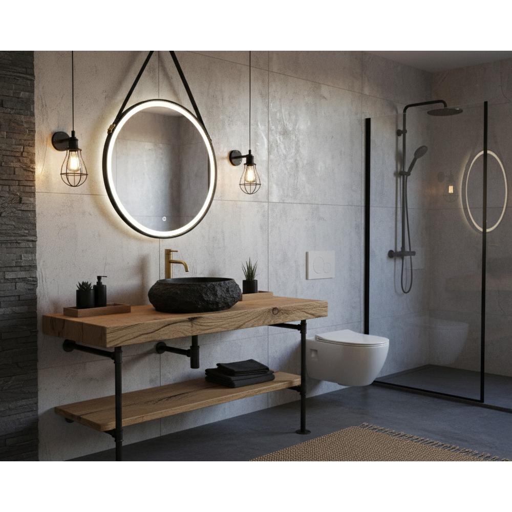 Aufsatzwaschbecken Rea Mika Black