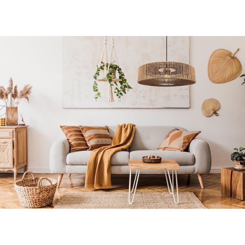 Lampa Wisząca Boho APP1295-1CP Brązowa