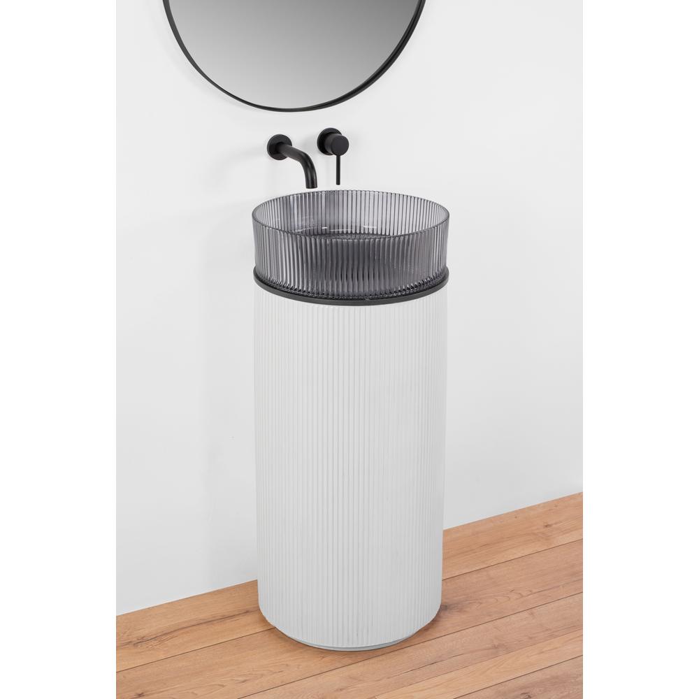 Отдельно стоящий пьедестал с умывальником Rea Ingrid Grey