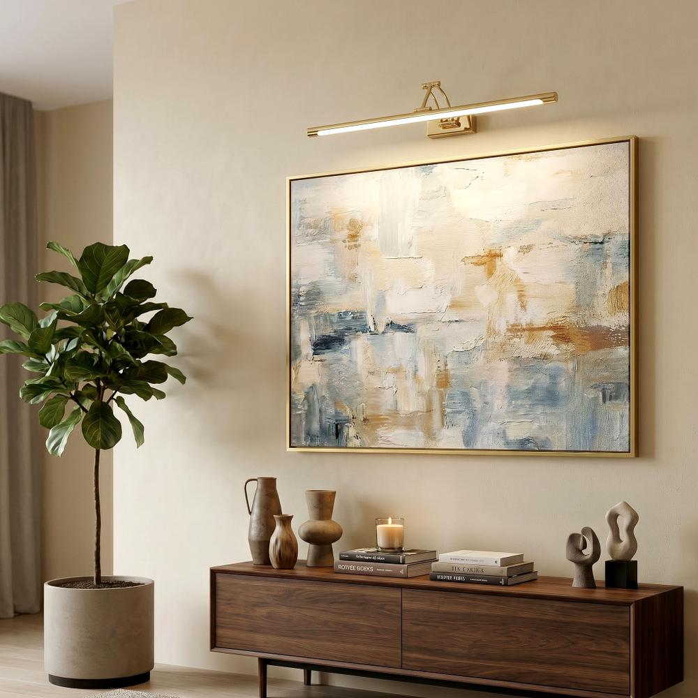 Koupelnové nástěnné LED svítidlo SWE020-1W 60cm Gold