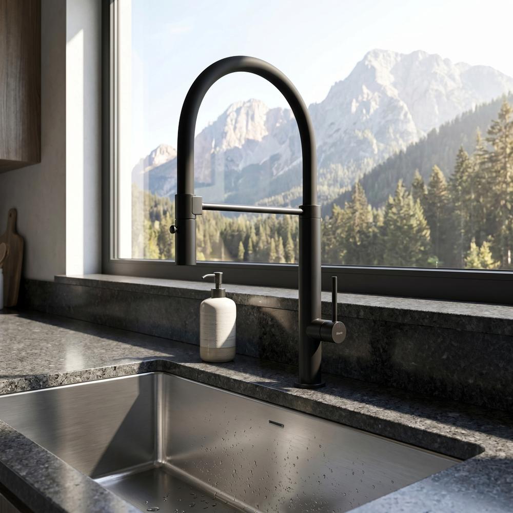 Bateria kuchenna Rea Viera Czarna