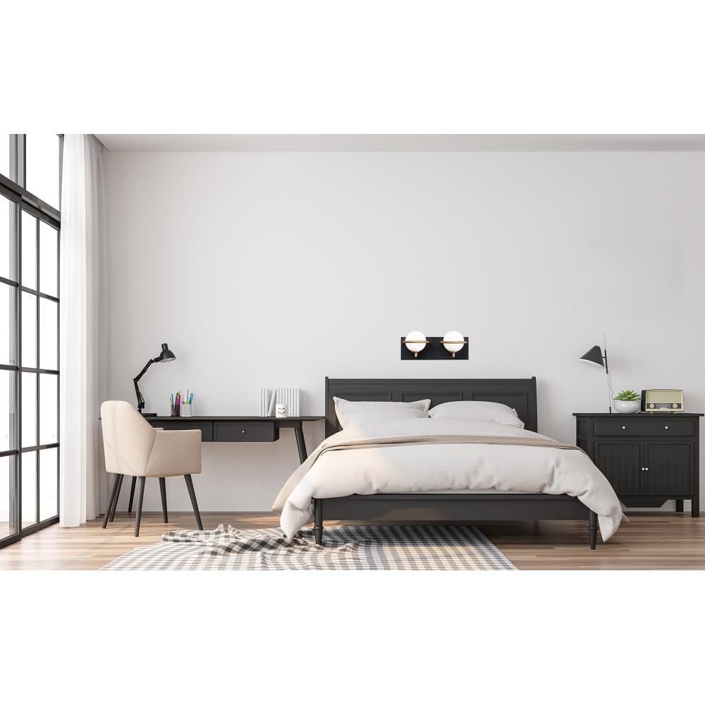 Wandlampe APP1221-2W Black