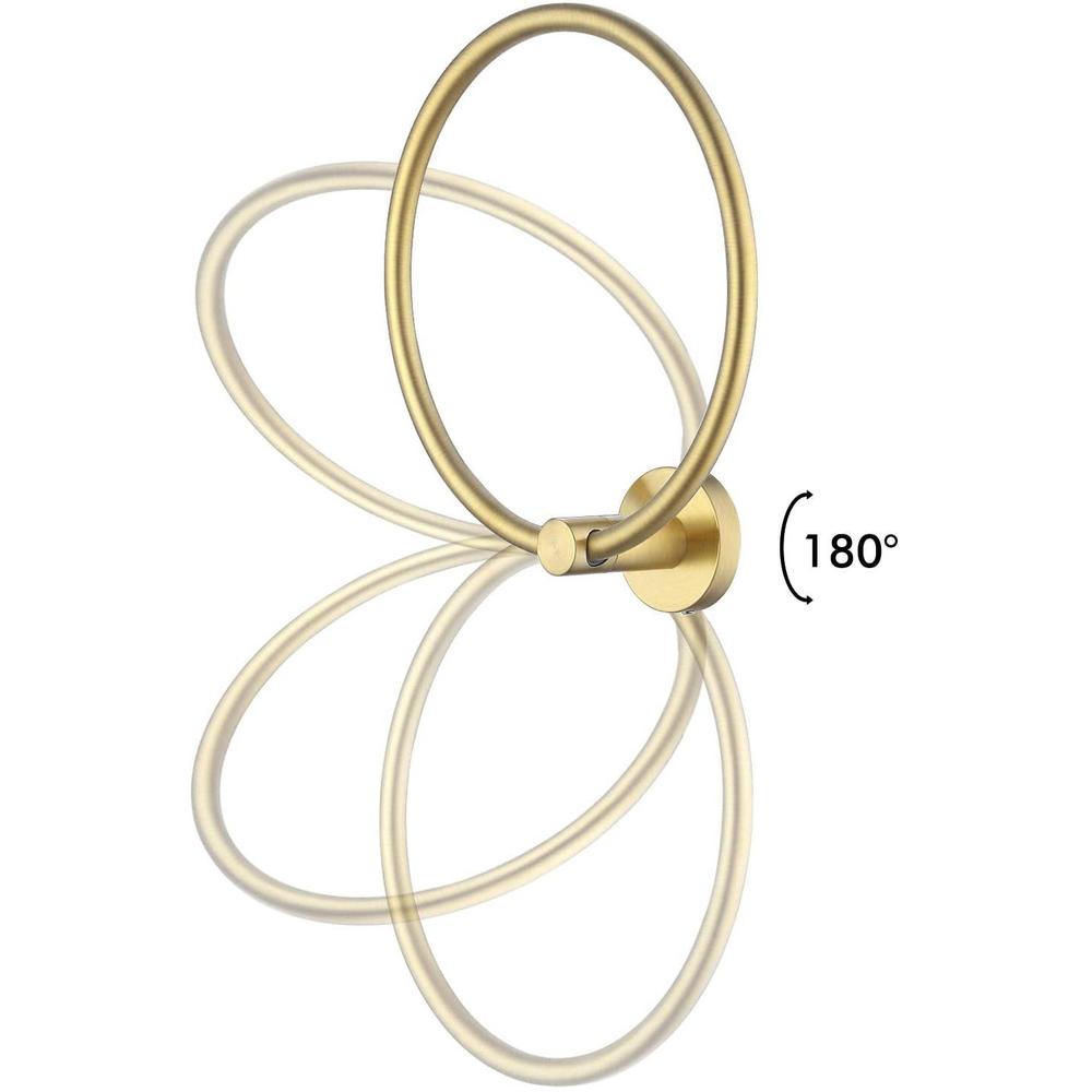 Kopalniški obešalnik 332915B MIST 05 BRUSH GOLD