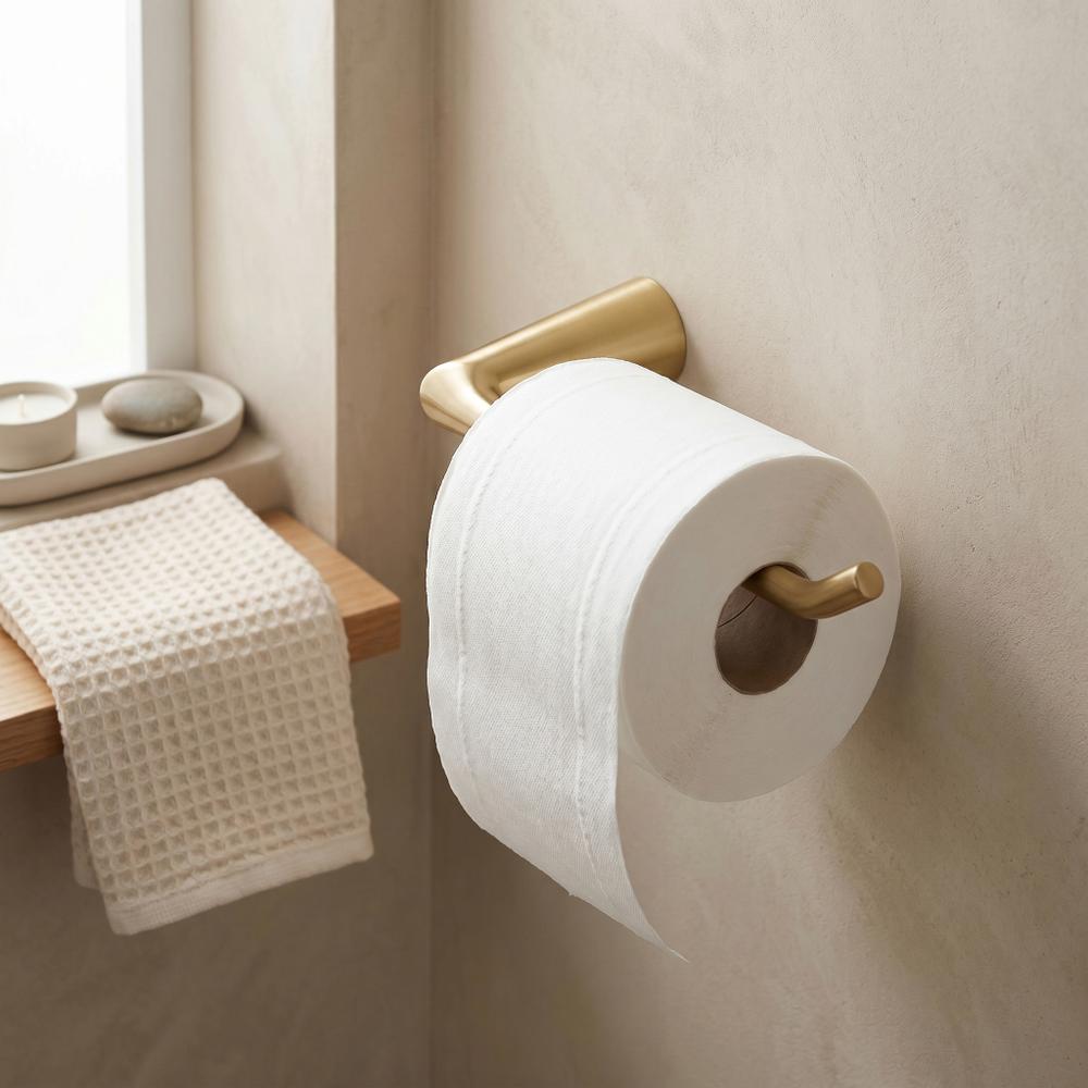 Uchwyt na papier toaletowy 16205 VIBE Złoty Szczotkowany