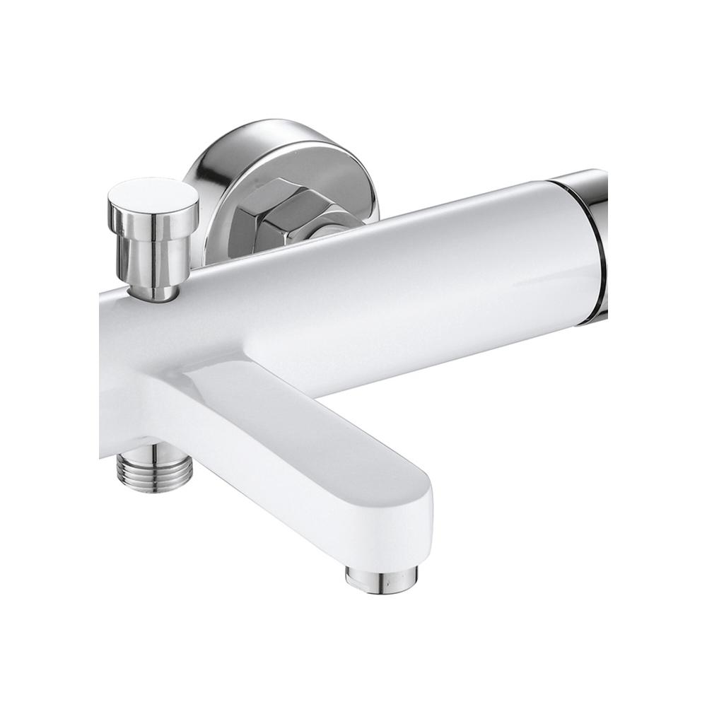 Bateria wannowa REA Polo biała Chrom