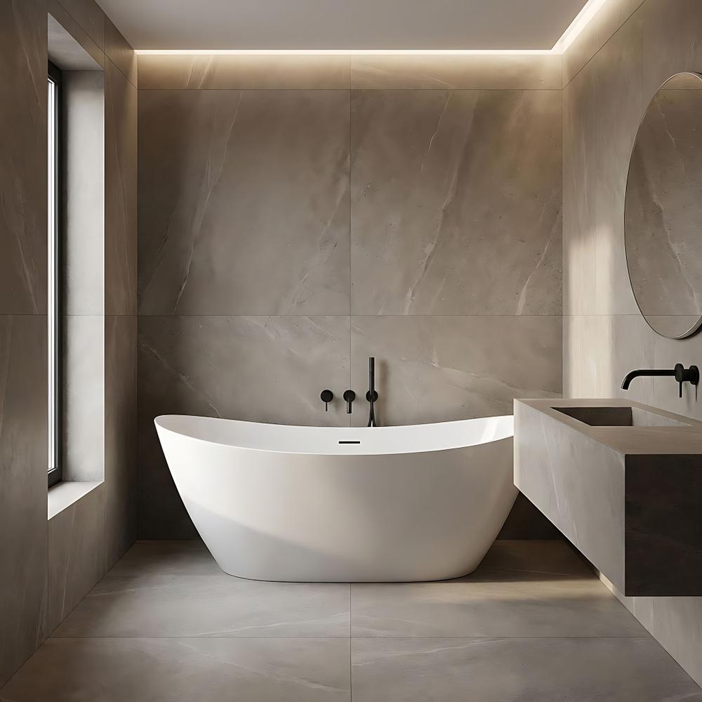 Baignoire autoportante Rea Ferrano Slim 160