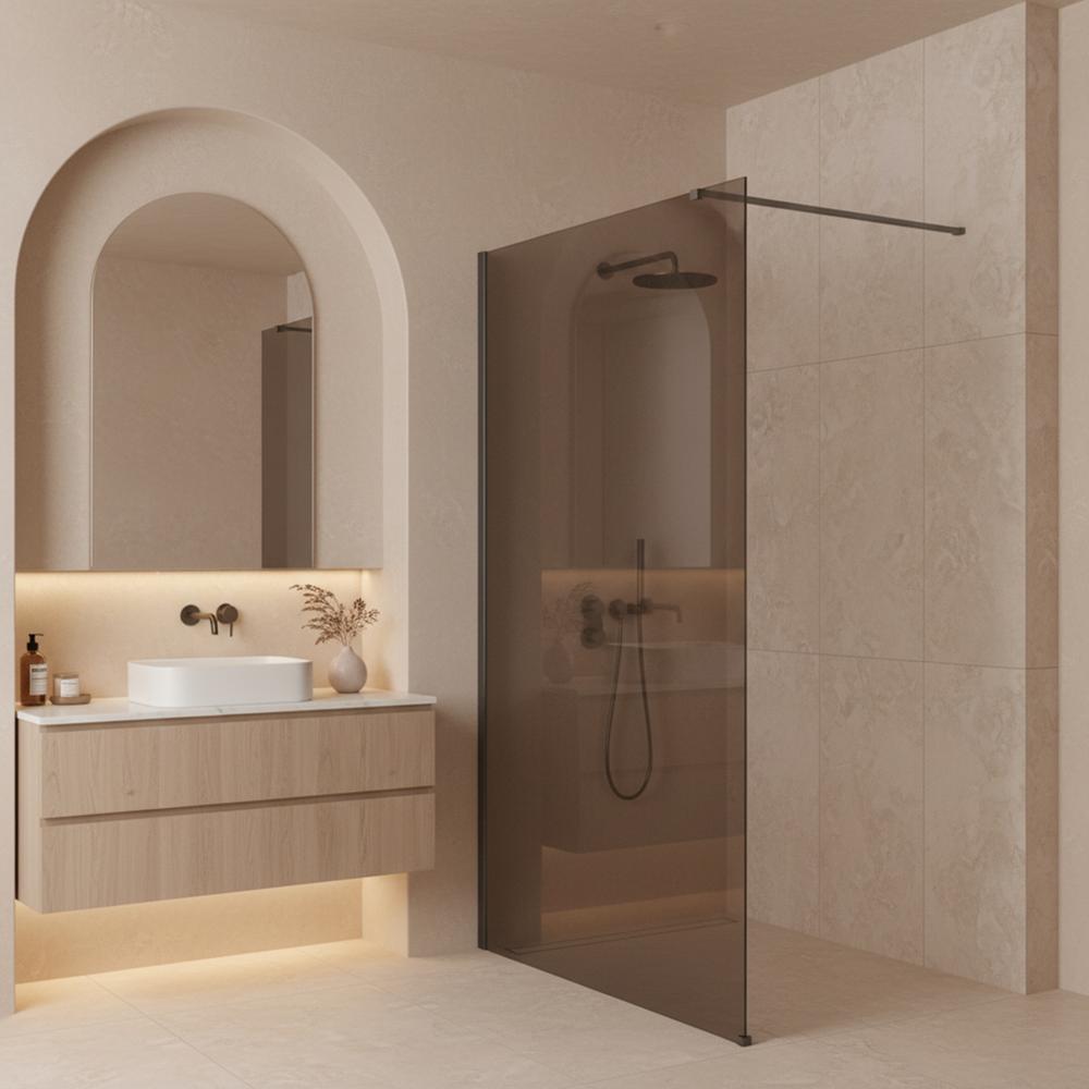 Tuš zaslon Rea Flexi Brown / Titan 110