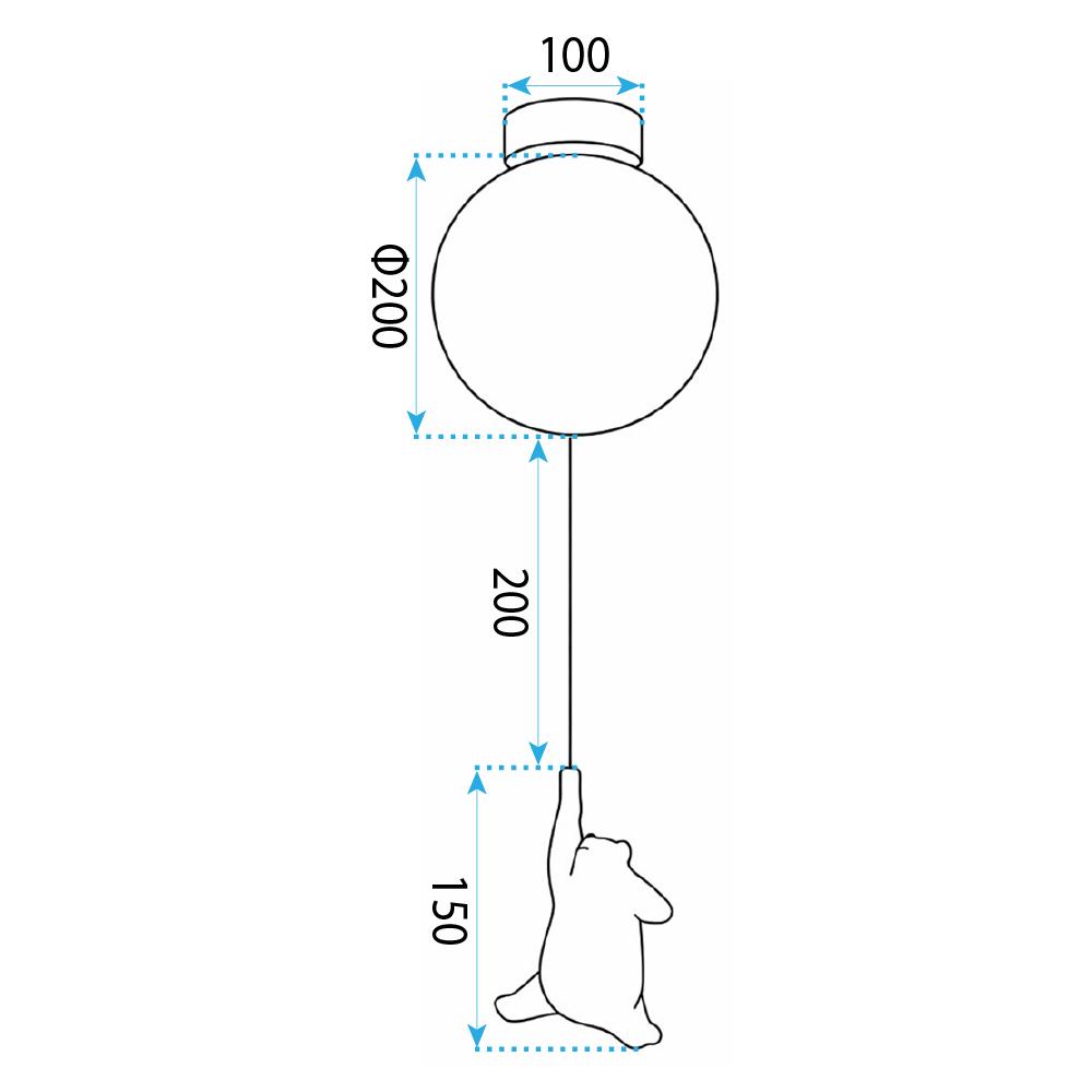 LAMPA SUFITOWA PLAFON G167-1CP MIŚ