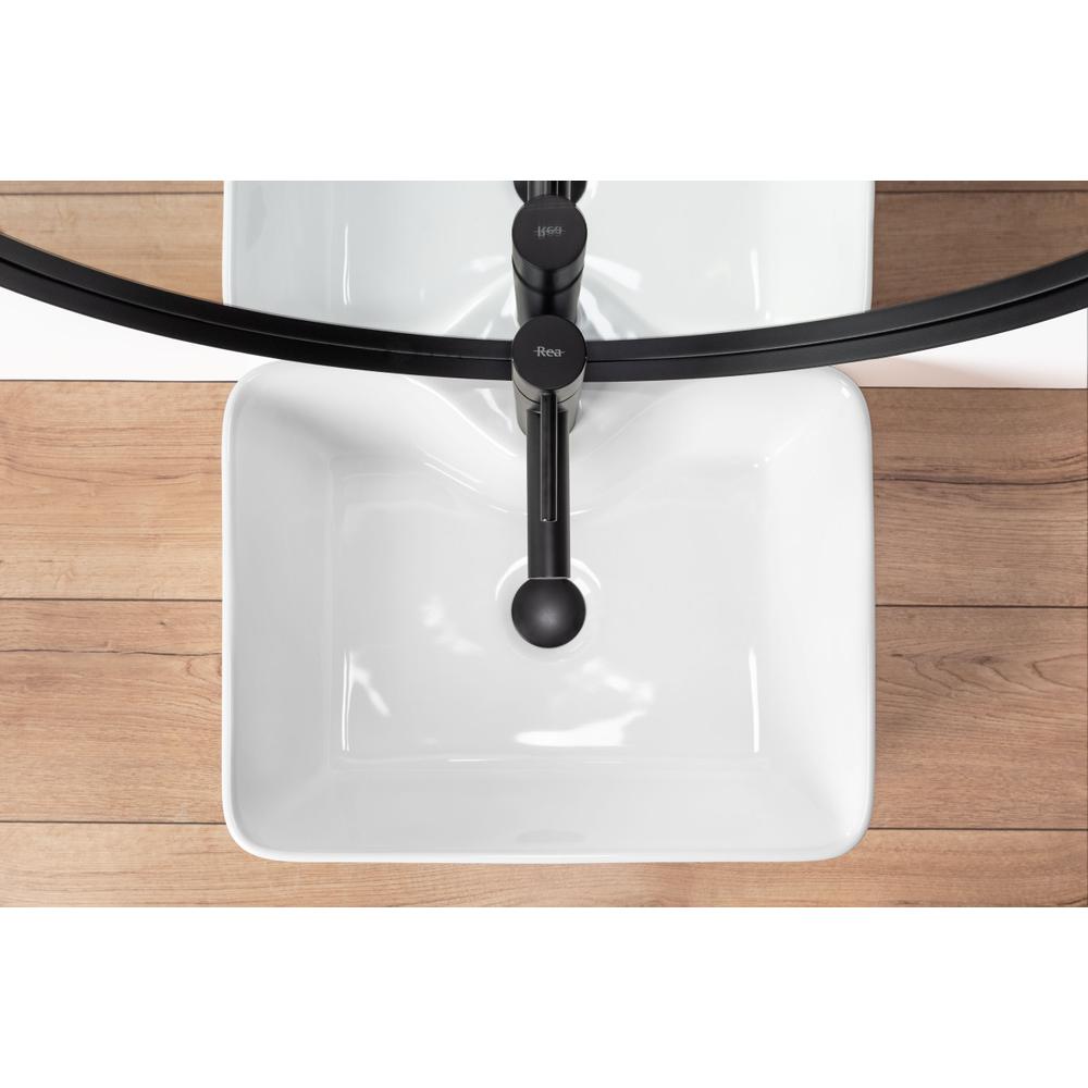 Umývadlo na dosku REA KELLY - Biele