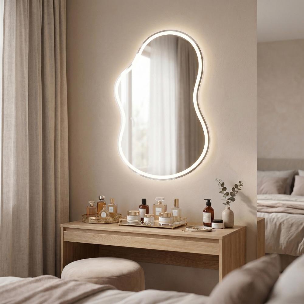 LUSTRO ŚCIENNE LED UNO 80x55 cm