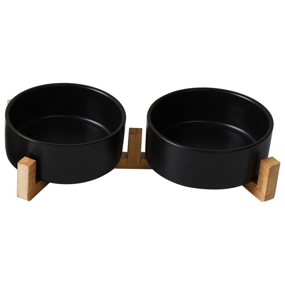 MISKA NA KARMĘ I WODĘ DLA ZWIERZĄT CZARNA 331579