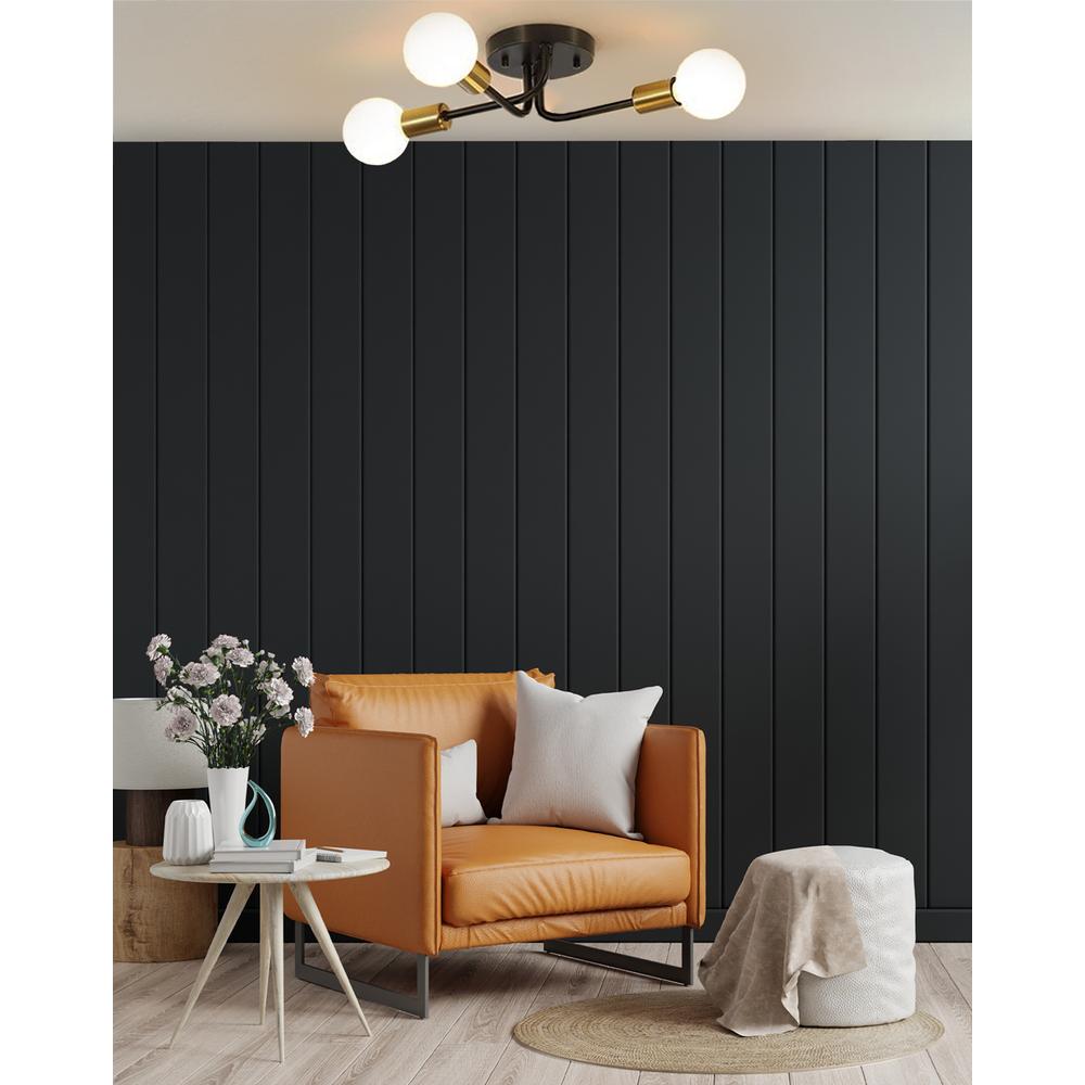 Lampe APP1117-3C Black Gold