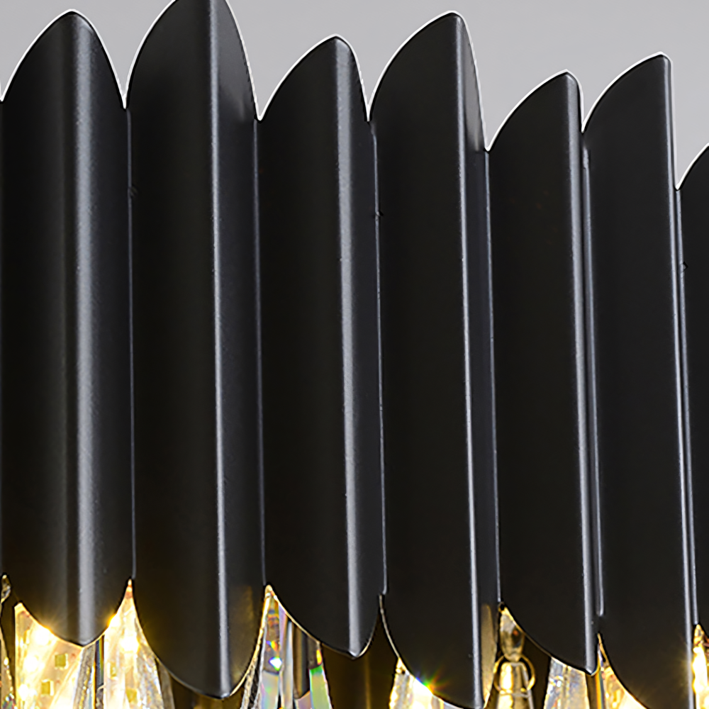 KINKIET ŚCIENNY APP1658-1W Czarny