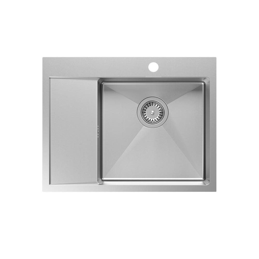 Stainless steel sink RUSSEL 116 BRUSH NICKEL