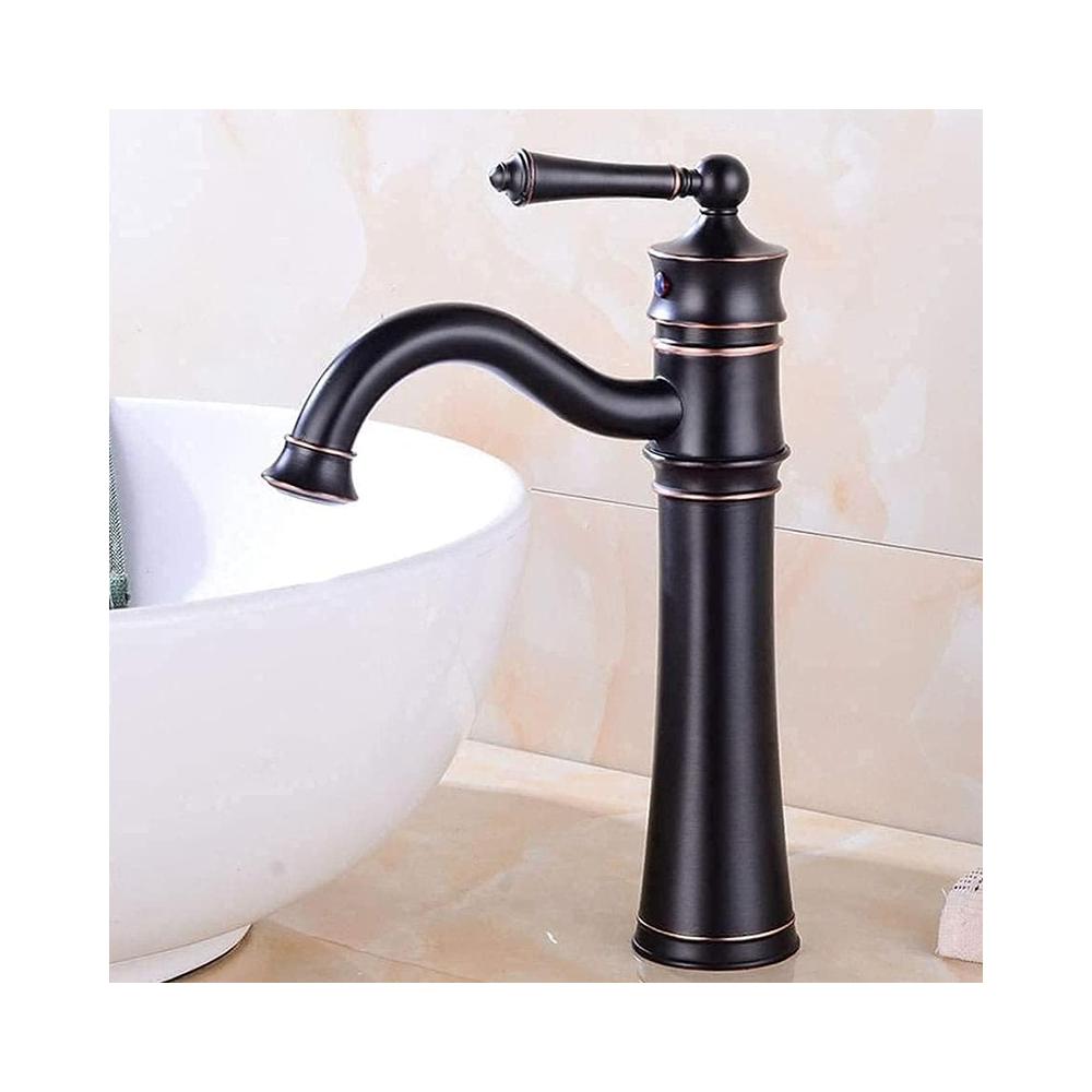 Izlietnes maisītājs Rea Vintage neapstrādāts melns Augsts