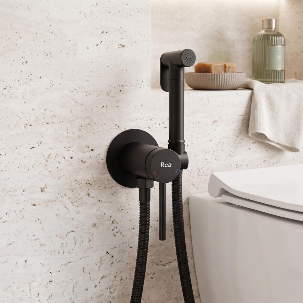 Bateria Bidetowa Rea Foss Clif Czarna