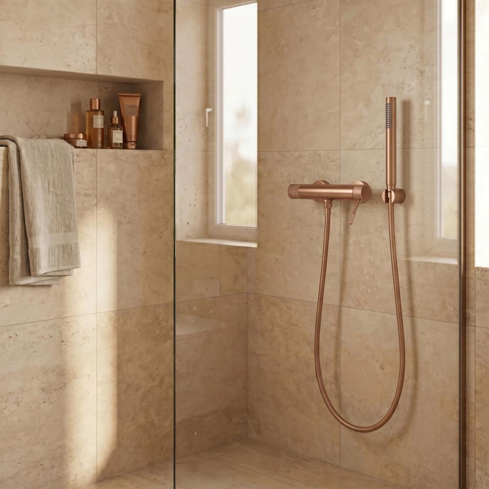 Kádcsaptelep REA Venti Brush Copper