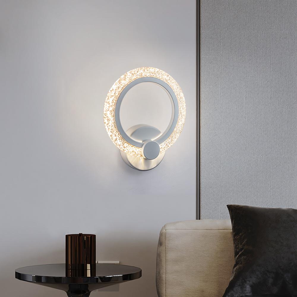 KINKIET ŚCIENNY LED LHJ067-W CHROM