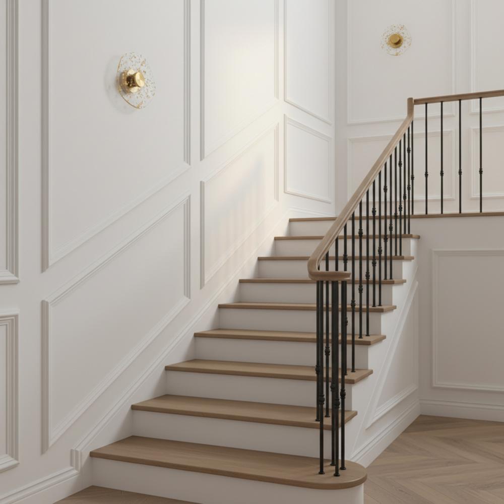 Wandlampe LED APP1794-W Brush Gold