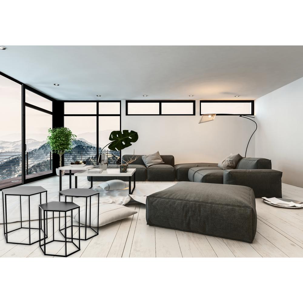 Komplet 3 stolików metalowych SG1710-07