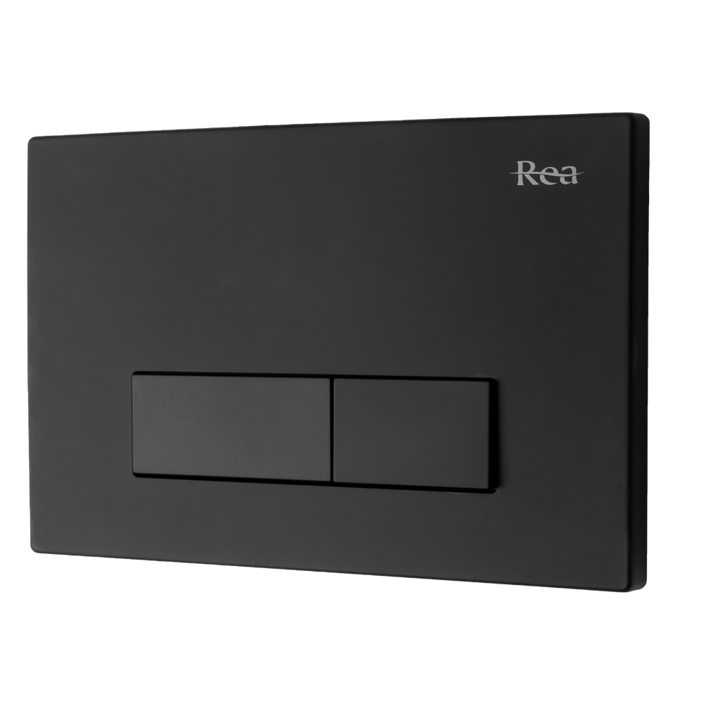 WC pirms sienas uzstādīšanas komplekts ar H pogu Melns