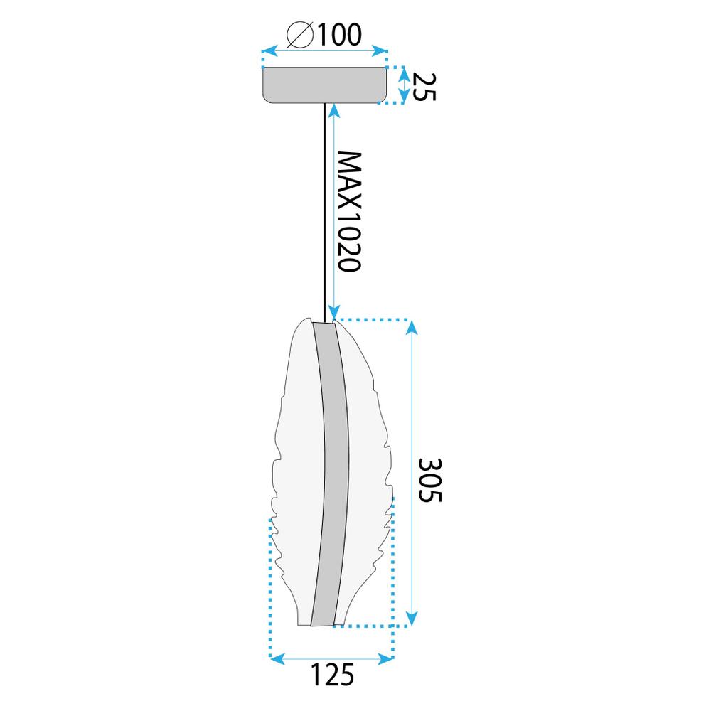 Lampe LED G141-CP GOLD