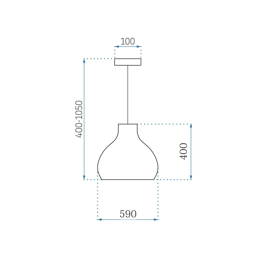 Deckenlampe NATURAL APP985-1CP BIG