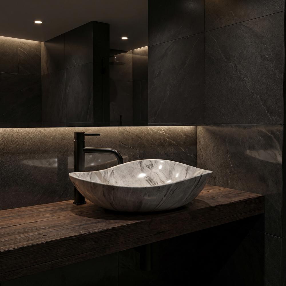 Countertop washbasin Rea Dora Stone