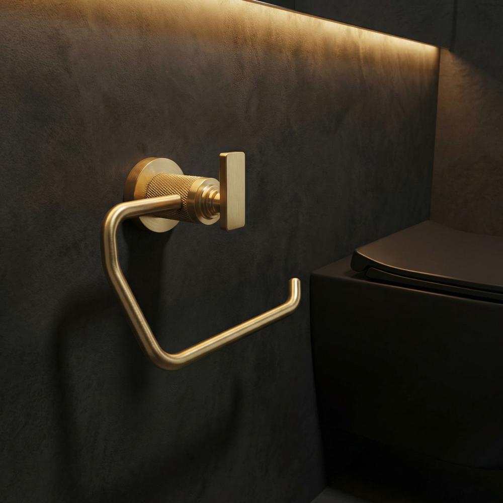 Toilet paper holder 81305 Rivo Brush Gold